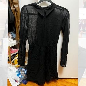 Reformation Sheer Dress